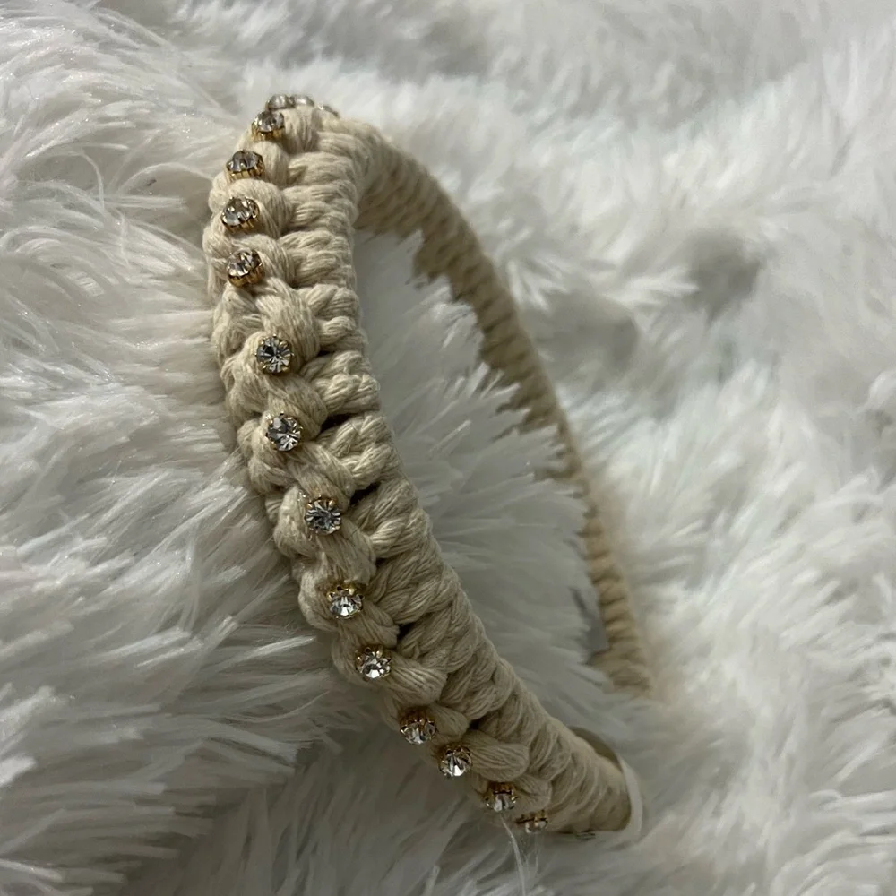 Violet & Brooks Crystal Rope Headband